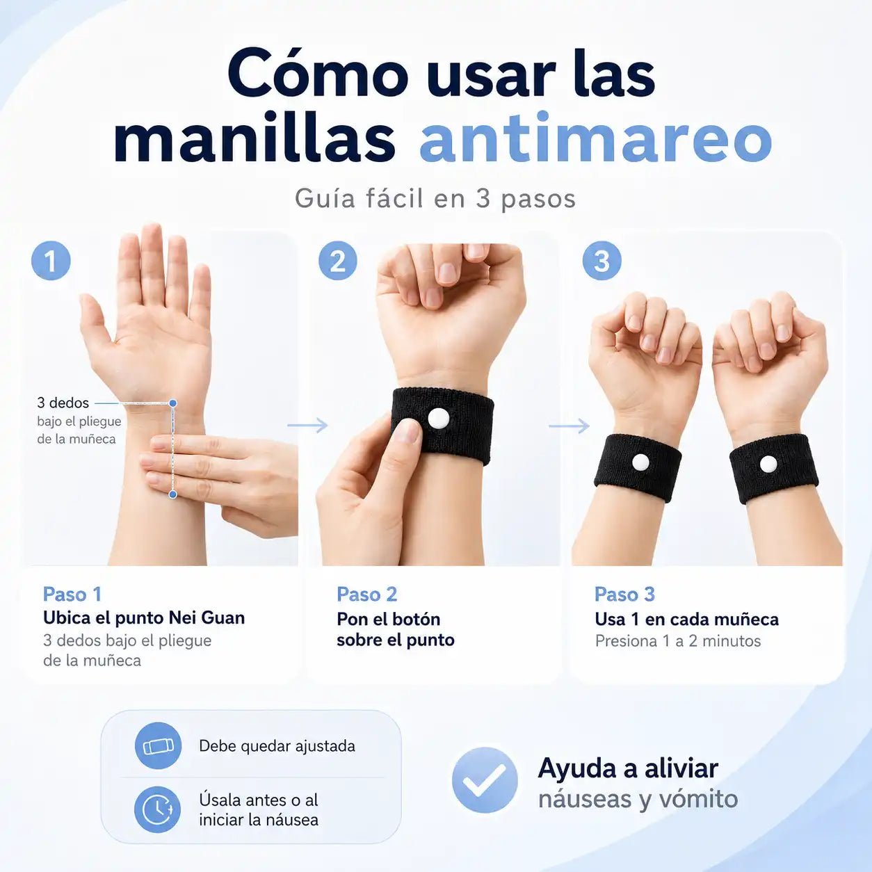 Pulsera Antimareo