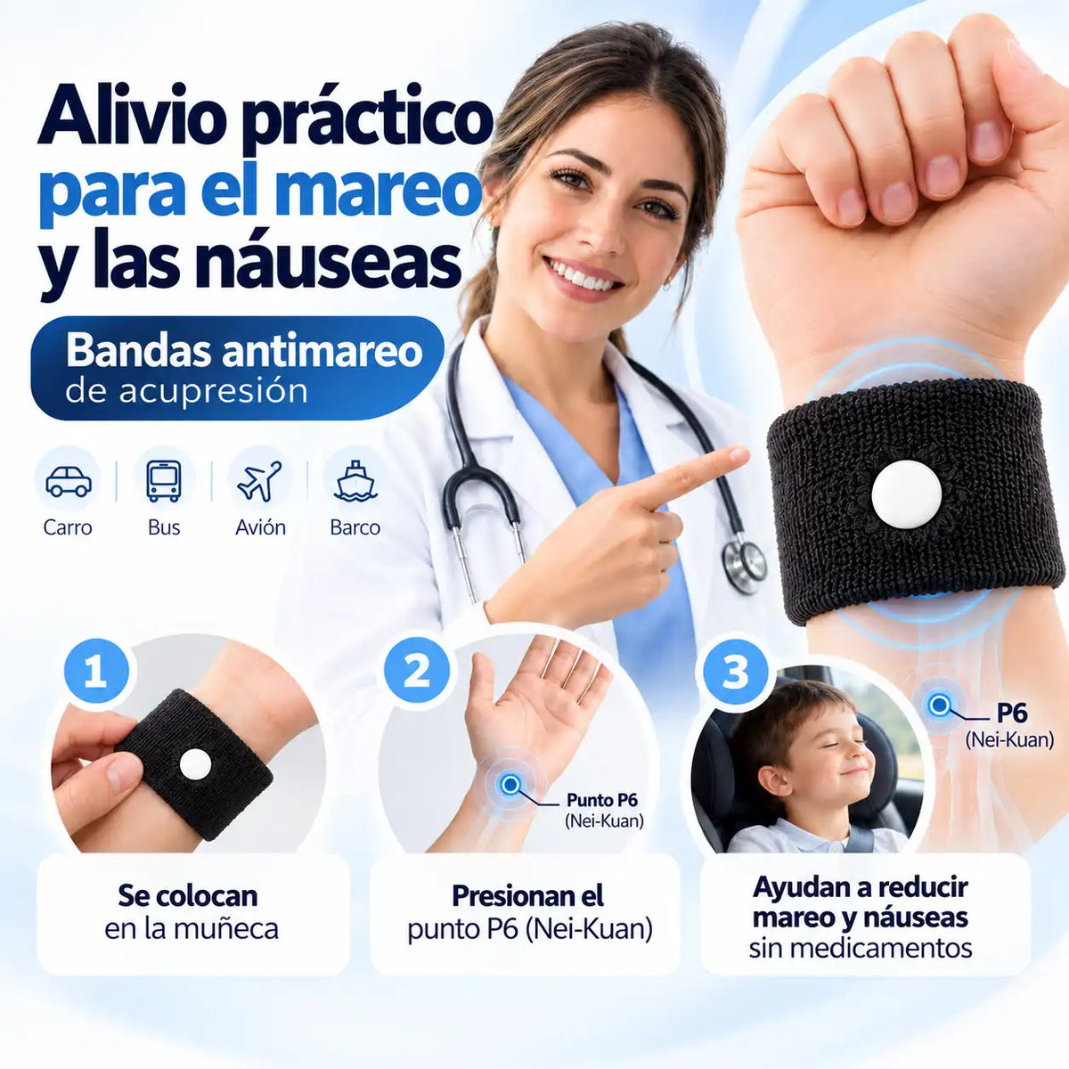 Pulsera Antimareo